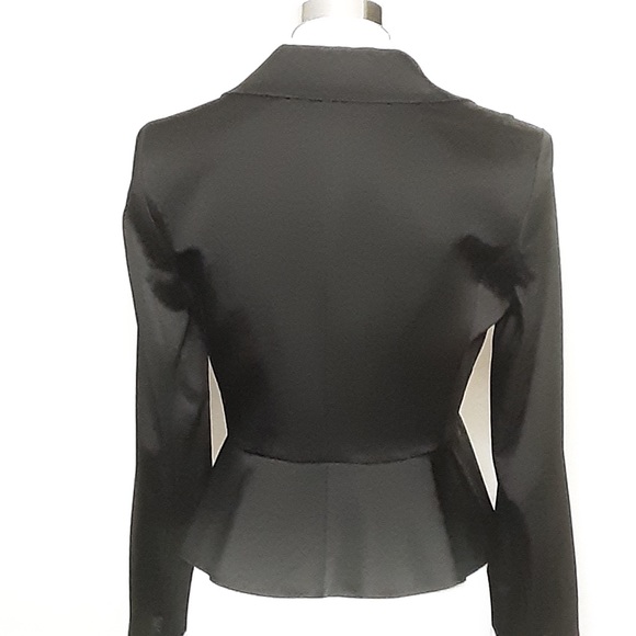 BCBG MAXAZRIA Black Formal Fitted Jacket Size Small - Picture 8 of 10